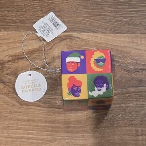 Multicolor Illustrated Candle Holder